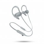 Wholesale Hook Style Bluetooth Earphone Headset with MicroSD Music Slot MSF1 (Gray)